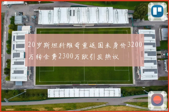 20岁斯坦科维奇重返国米身价3200万转会费2300万欧引发热议